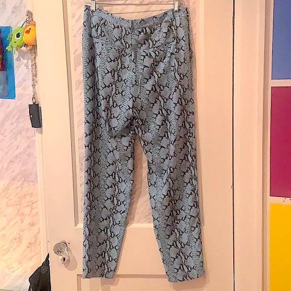 RACHEL Rachel Roy 💙 Snake Print Pants Size 4 - Picture 4 of 5